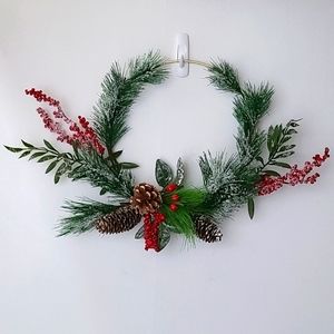 Handcrafted 10" Brass Ring Wreath